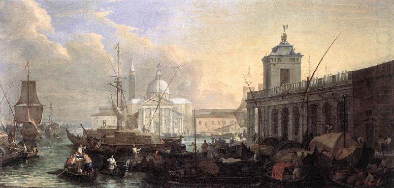 CARLEVARIS, Luca The Sea Custom House with San Giorgio Maggiore fdg china oil painting image